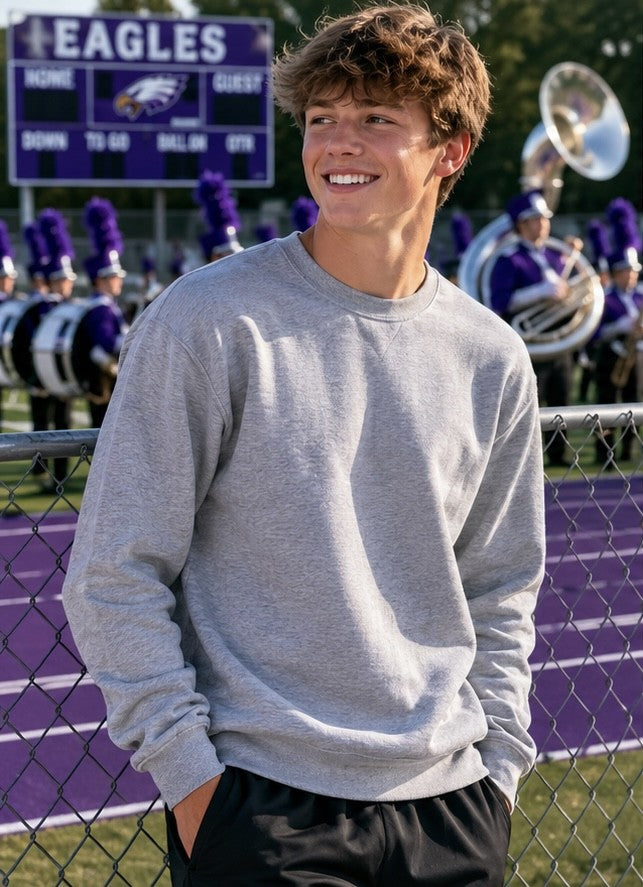 Marching Band and Colorguard DAD Crew Neck Sweatshirt