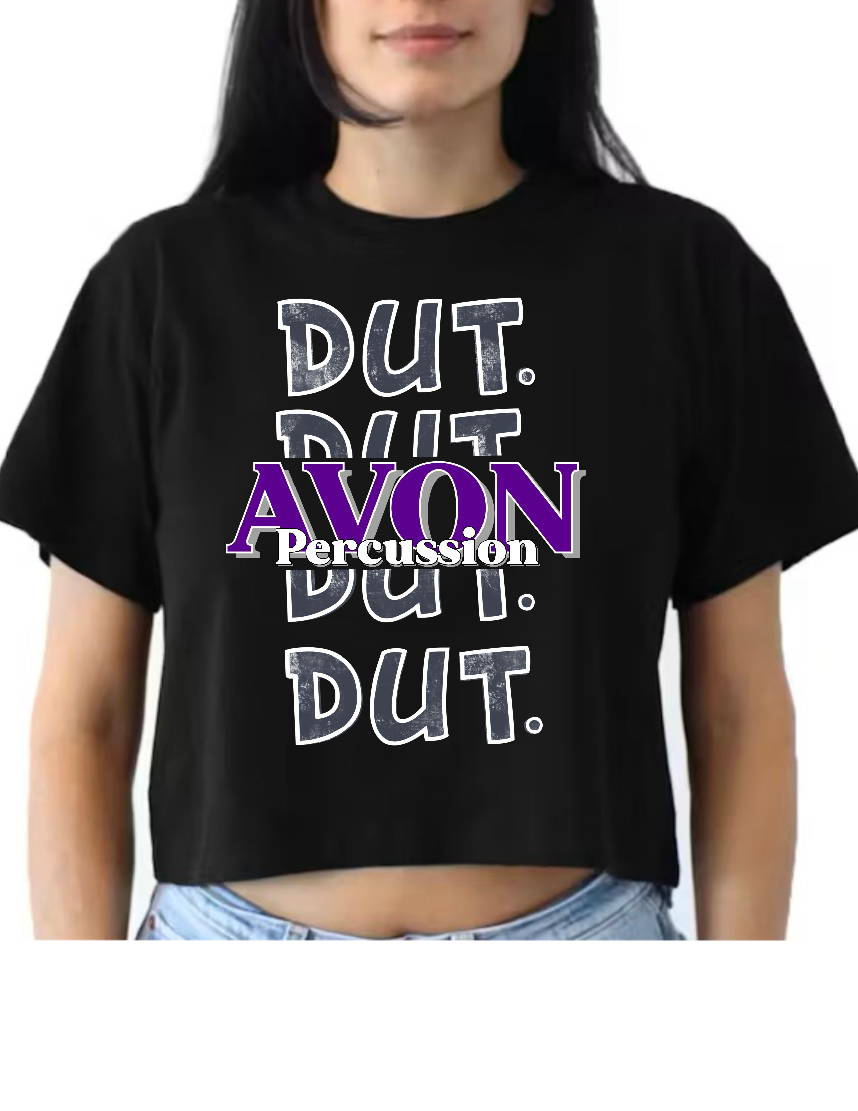 Percussion Duts Cropped T-Shirt