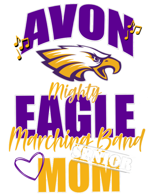 Marching Band and Colorguard Senior Mom Long Sleeve Tee