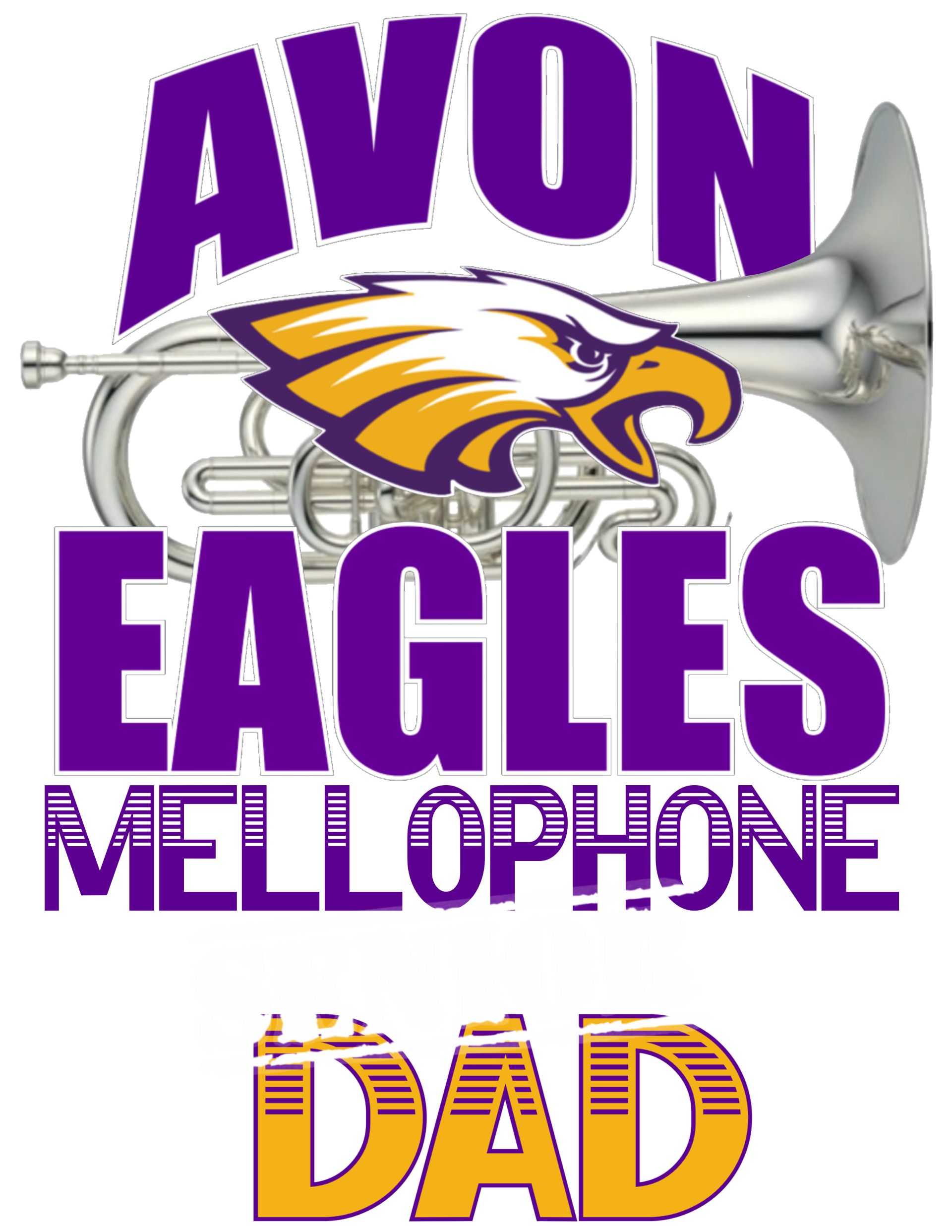 Marching Band and Colorguard Senior Dad Long Sleeve Tee